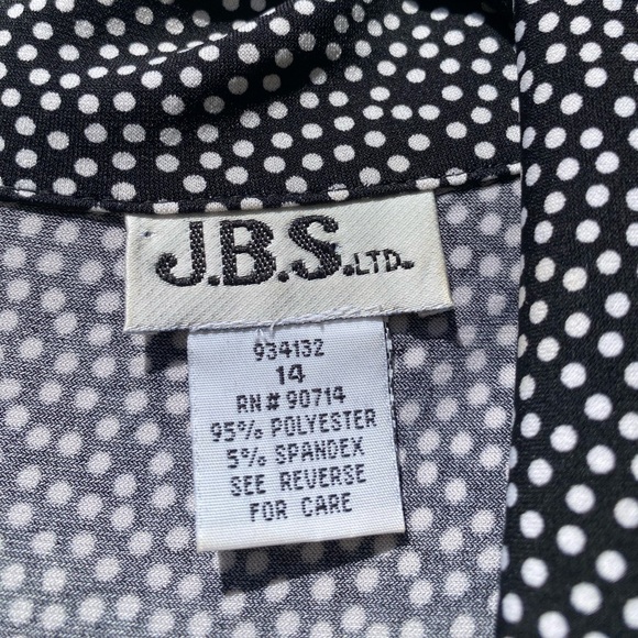 Vintage JBS limited Black and White Patterned Dress - Picture 3 of 7